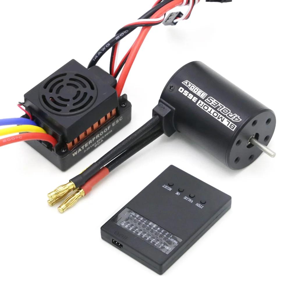 Rc 3650 4300kv 3900kv 3500kv 3100kv  귯ø , 60a 귯ø esc, led α׷ ī, 1/10 rc ī